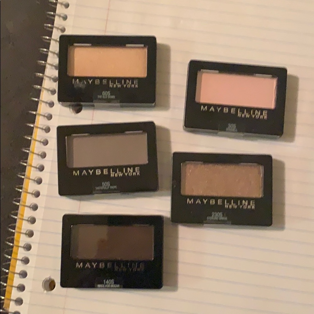 Lot of 5 maybelline eyeshadows